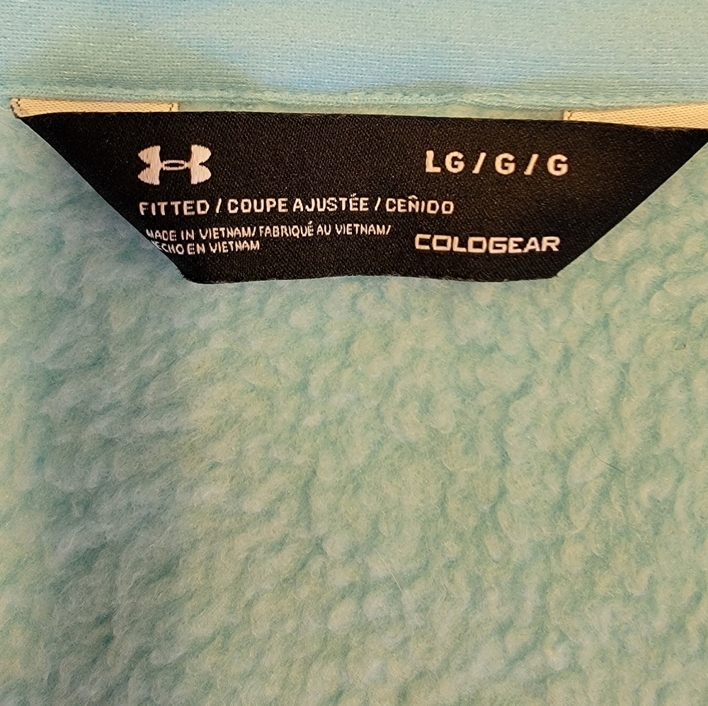 Women’s Under Armour‎ Storm Fitted Fleece Large Light Blue - Picture 9 of 13